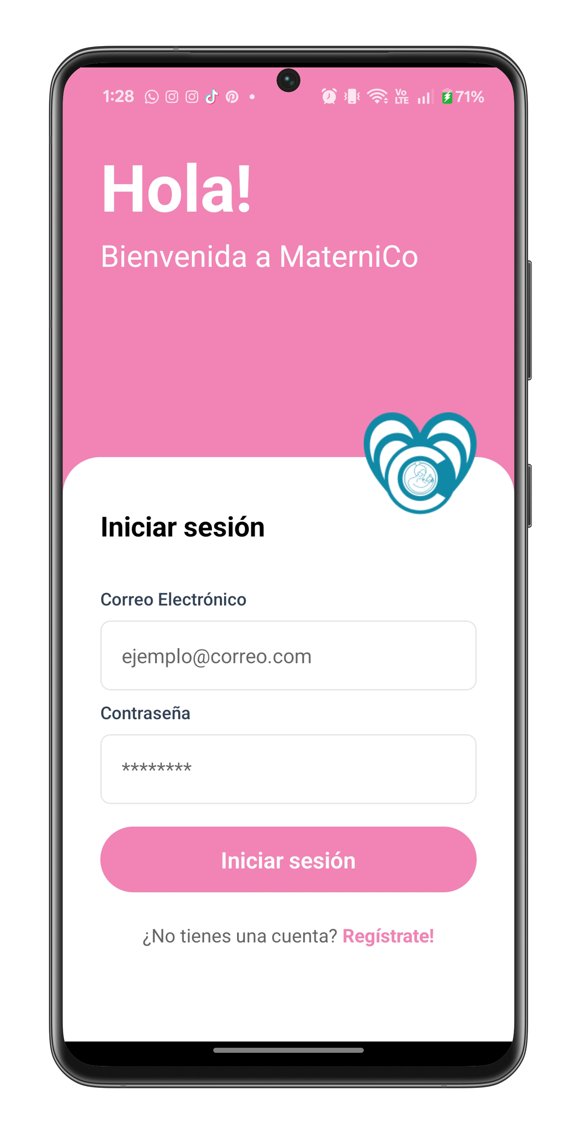 MaterniCo App Interface